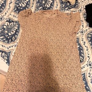 Adrianna Papell Pink and Black Blouse